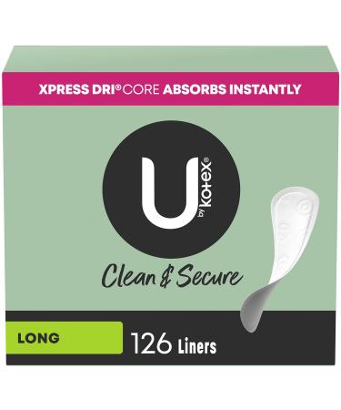 U By Kotex Barely There Thong Panty Liners 50 Count 1 Count (Pack of 50)