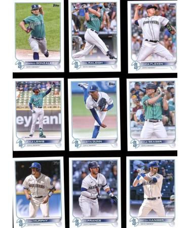 Seattle Mariners 2022 Topps Complete Mint Hand Collated 22 Card Team Set  with Rookies and Future Stars Plus