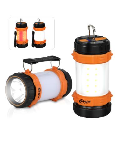 PORTAL 4 Pack Collapsible Camping Lantern, Portable Camping Lights for  Power Outages, COB Lamp Battery Powered for Tent, Pop Up Camp Lantern for