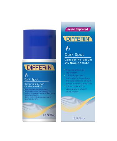 Differin Dark Spot Corrector Reduces Appearance of Dark Spots and Discoloration Gentle Skincare for Acne Prone Sensitve Skin 1 oz