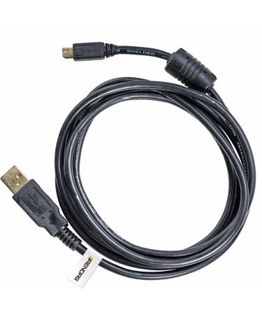 BRENDAZ USB Cable Mini-B 8 Pin Compatible with Nikon D3200 D5200 D5000 D5100 D5200 D5500 D7100 D7200 DF and D750 Cameras, Replacement for Nikon UC-E6 UC-E16 and UC-E17 Cable, 6-ft