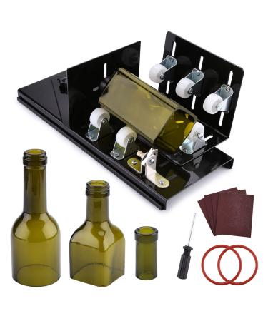  FIXM Glass Bottle Cutter, Updated Version Bottle Cutting  Machine for Various Sizes Shapes of Bottle: Round, Square, Oval Bottle and  Bottle Neck, Glass Bottle Cutting Tool for DIY Creation