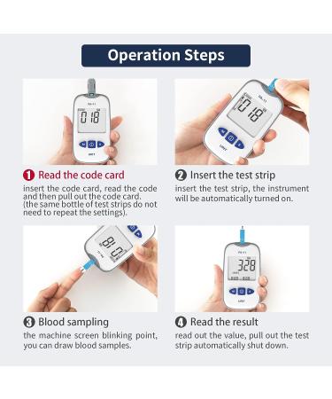 URIT 50 Uric Acid Test Strips (Test Strips Only) for URIT (Model