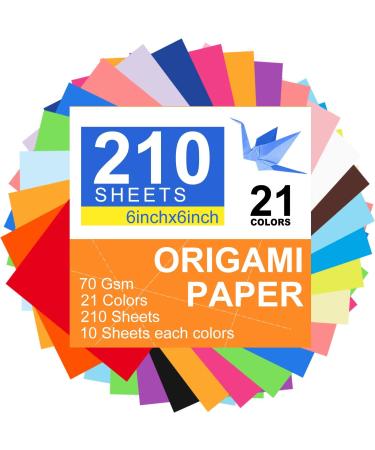 Origami Paper Kit,100 Sheets Origami Paper 8 x 8 inch Square Double Sided  Color 10 Vivid Colors Large Folding Origami Paper for DIY Arts and Crafts  Projects 101