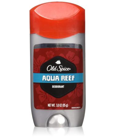 Old Spice Aqua Reef Deodorant 3 Oz (Pack of 3)