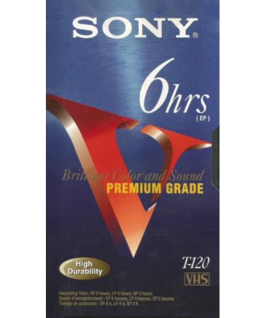 Sony T120VRH VHS Tape (Single) (Discontinued by Manufacturer)