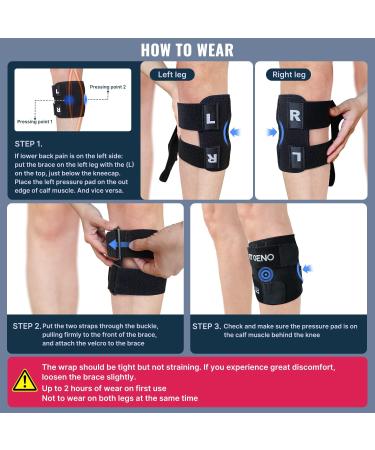  Sciatica Pain Relief Brace Devices: 2023 Upgraded Re-Active  Plus Sciatica Pain Relief Brace w/Dual Pressure Pads For Maximum Lower Back  Pain Relief