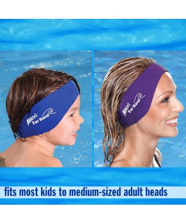 Macks Swimming Headband Best Swimmers Headband Doctor Recommended to Keep  Water Out and Hold Ear Plugs in - Official Swimming Ear Band of USA Swimming