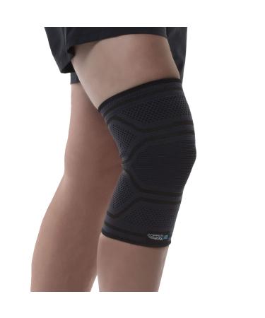 Copper Knee Brace for Arthritis Pain and Support-Copper Knee Sleeve  Compression for Sports, Workout, Knee Pain Relief-Single (3X-Large) Tan  3X-Large (Pack of 1)