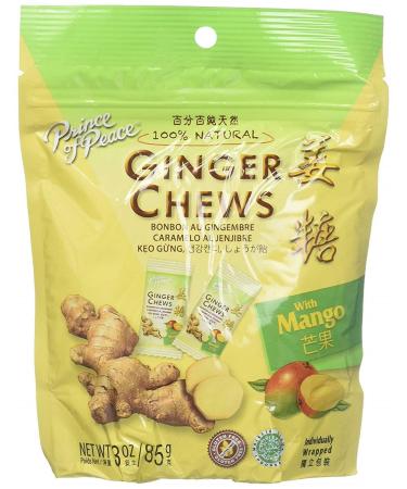 Prince Of Peace Ginger Chews Mango (12 Pack)