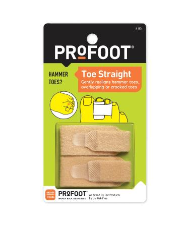 PROFOOT Toe Straight Hammertoe Wrap 1 Pair Toe Wraps to Straighten Toes  Can Be Worn With Shoes
