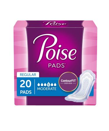 Poise Active Incontince Panty Liners with Wings Long Light 26