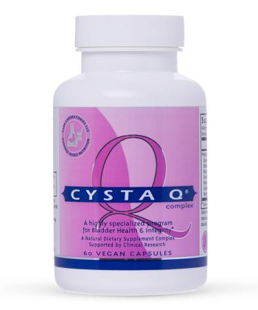 Farr Laboratories Cysta-Q Maximum Strength Interstitial Cystitis (IC) Relief and Bladder Pain and Discomfort - Urinary Urgency and Frequency  60 Capsules