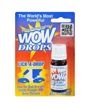 WOW Drops Breath Freshener 0.338 Fl oz (Pack of 2)