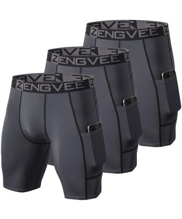 ZENGVEE Men'S Sweatpants With Zipper Pockets Open Bottom Athletic