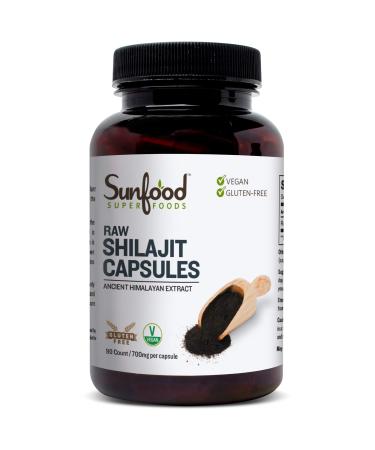 Sunfood Raw Shilajit Capsules 700 mg 90 Capsules