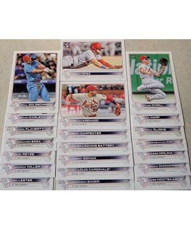 St. Louis Cardinals 2022 Topps Complete Mint Hand Collated 21 Card 