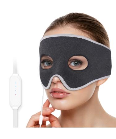 Comfheat USB Sinus Relief Mask Moist Heat Face Heating Pad for Sinus Pressure  Nasal Congestion  Sinusitis  Allergies  Stress  3 Heat Settings  Warm Compress Therapy for Car Travel (Non-Rechargeable)