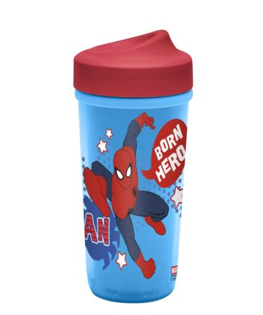 Zak Designs Marvel Spider-Man Kelso Toddler Cups for Travel or at Home, 12oz Vacuum Insulated Stainless Steel Sippy Cup with Leak-Proof Design Is