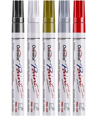 Permanent Paint Markers Pens - 3 Pack Blue Oil Based Paint Pens, Medium  Tip, Quick Drying and Waterproof Marker Pen for Metal, Rock, Wood, Fabric