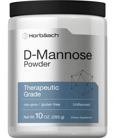 D Mannose Powder | 10oz | Vegetarian, Non-GMO, and Gluten Free Formula | Therapeutic Grade D-Mannose Supplement | Unflavored Powder | by Horbaach