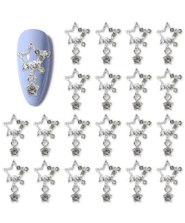 WOKOTO 30pcs 3D Hearts Nail Charms For Nails Holographic Coloful Nail  Jewels Rhinestones For Nails Alloy Hearts Nail Gems Gold Nail Charms For  Nail Art 3d Hearts Charms For Nails Big Nail