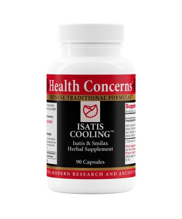 Health Concerns Isatis Cooling Formula - Respiratory Support Supplement - 90 Capsules