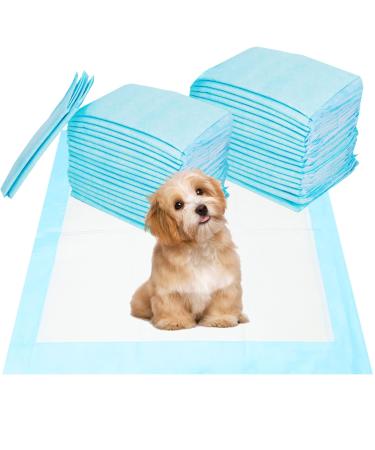 kathson Puppy Pee Pads Rabbit Disposable Potty Training Pad Super Absorbent & Leak-Free Doggy Pet Supplies for Bunny Kitten Small Dog Guinea Pig 13" x 18" / 100PCS
