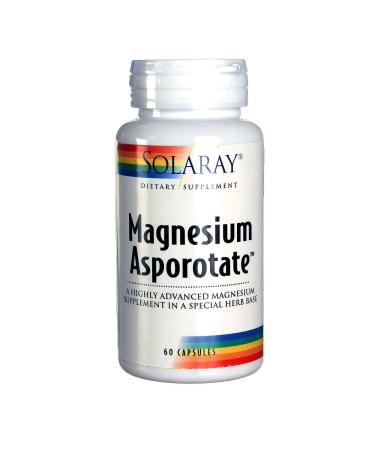 Solaray Magnesium Asporotate Supplement 200 mg 60 Count
