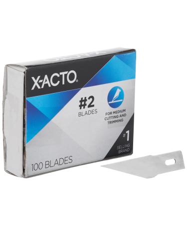 2-Pack - X-ACTO X411 Knife Blades with Dispenser Size 11 Blades, 15 Pieces  each