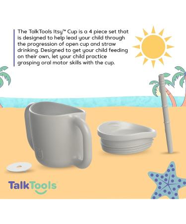 TalkTools ITSY Silicone Training Cup – Mini Straw Cup for Baby - Anti Leak,  Spill Proof and BPA Free…See more TalkTools ITSY Silicone Training Cup –