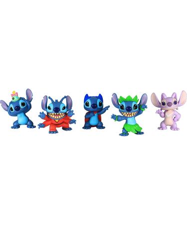 Disneys Lilo & Stitch Collectible Stitch Figure Set, 5-pieces, by Just Play  , Blue