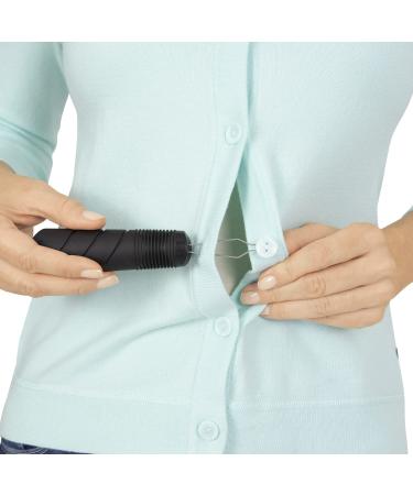 Vive Button Hook - Zipper Pull Helper - Dressing Aid Assist Device Tool for Arthritis Dexterity Handle Grip