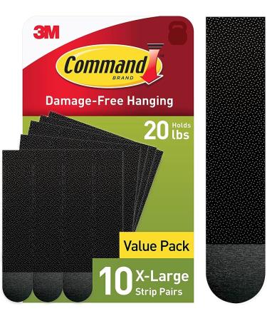 Command Medium Wire Toggle Hooks, Damage Free Hanging Wall Hooks with Adhesive Strips, No Tools Wall Hooks for Hanging Organizational Items in