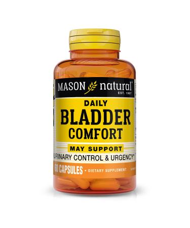 MASON NATURAL Daily Bladder Comfort - Promotes Healthy Bladder Strength and Function Supports Urinary Control and Urgency 60 Capsules