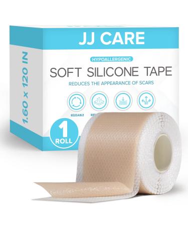 JJ CARE Soft Surgical Tape [Pack of 4], 2” x 10 Yards Soft Cloth Tape,  Latex-Free Cloth Medical Tape for First Aid, Breathable Cloth Surgical  Tape