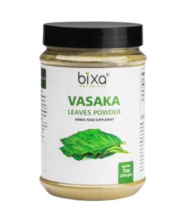 Vasaka Leaf Powder (Adhatoda vasaka) - Potent Bronchodilator | Herbal Supplement (7 Oz / 200g)