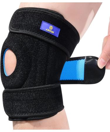 Buy Now - Medium Knee Brace for Body Care: Adjustable Straps, Breathable  Fabric, Open-Patella Design & More