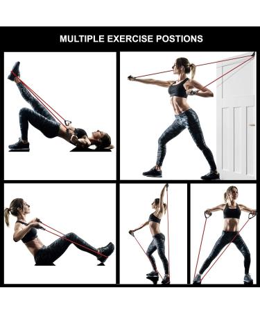 Resistance Band with Handles, Free Resistance Band Door Anchor & PDF  Exercise Guide, Resistance Tubes for Women or Men