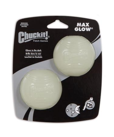 ChuckIt! Max Glow Ball Medium, 2 Pack
