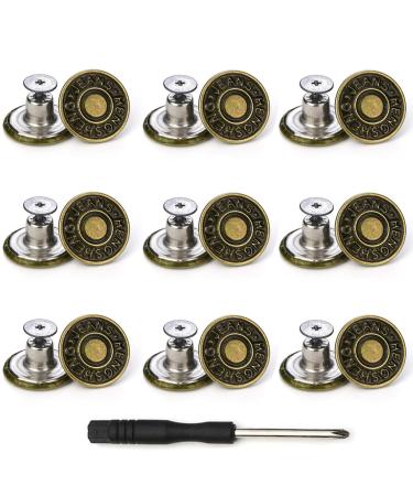  Pearl Snaps Fasteners Kit,10mm Clothes Ring for