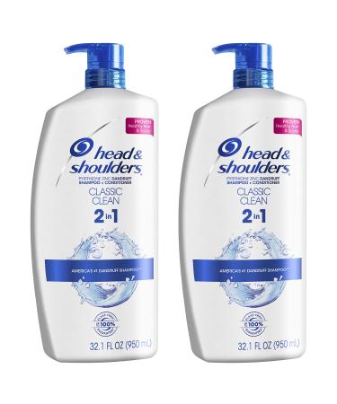 Head & shoulders 2-in-1 dandruff shampoo conditioner, coconut, 32.1 fl oz