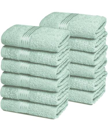 BELIZZI HOME 100% cotton Ultra Soft 6 Pack Towel Set, contains 2 Bath  Towels 28x55 inchs, 2 Hand Towels 16x24 inchs & 2 Washcloths 12x12 inchs,  compact Lightweight & Highly Absorbant - Navy 