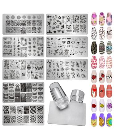 LoveOurHome 4 Boxes 3D Flower Nail Charms Colorful Blossom Studs Acrylic  Nail Supplies with Gold Silver Pearl Caviar Beads Manicure Decorations for  Gel Acrylics Nails Design Crafts Colorful Flower Charms