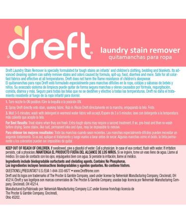 Stain Remover for Baby Clothes by Dreft, 24oz Pack of 2 Laundry