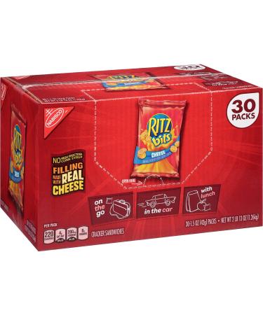 Nabisco Ritz Bits Cheese Cracker Sandwiches 1.5 oz. packs, 30 ct. A1