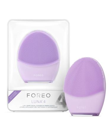 FOREO LUNA 4 Face Cleansing Brush | Firming Face Massager | Anti Aging Face Care | Enhances Absorption of Facial Skin Care Products | Simple Skin Care Tools Sensitive Skin
