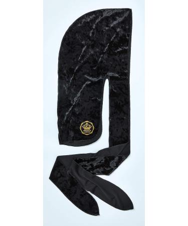 Red Premium Bow Wow x Power Wave Crushed Velvet Durag (Black)