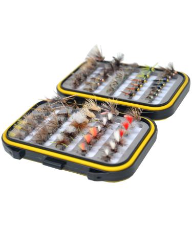 Outdoor Planet 12 / 24Pack All-Time Favorites Dry Fly, Wet Fly and