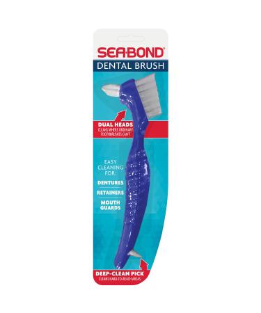 Sea Bond Secure Denture Adhesive Seals, Fresh Mint Uppers, Zinc Free, All  Day Hold, Mess Free